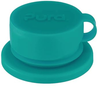Pura Sport Big Mouth Silicone Sport Top - Leak & Spill-Proof, Plastic-Free, MadeSafe Certified, Medical-Grade Silicone - Fits All Sport Bottles – Mint