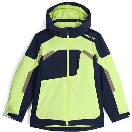 Spyder Jungen Leader Jacke, Limetteneis, 10
