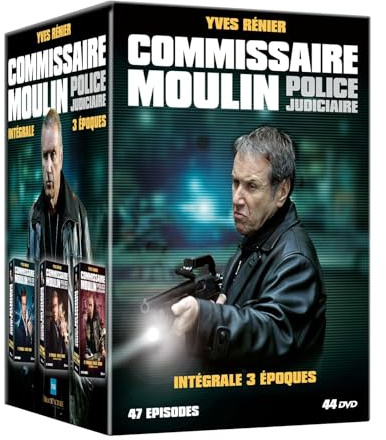 [Elephant Films] Edition officielle française - Commissaire Moulin - Police Judiciaire - Intégrale 3 époques - Coffret 44 DVD
