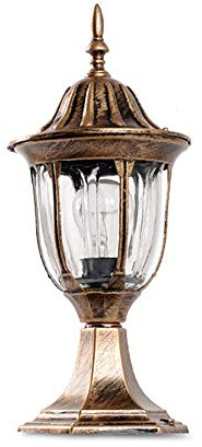 WZYDYDY LED Lámpara Empotrable en el Suelo Fuente Alimentación 220V IP42 a Prueba de Agua Cerca Casa Entrada, 2 Colores, 2 Tamaños(B,38cm)