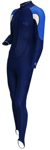 RCGOFOLLOW Dykardräkt för kallt vatten, helkropp, rashguard, för surfing, simning och snorkling, superstretchig, elastisk, kallt vatten, djupgående - andningsbar, snabbtorkande