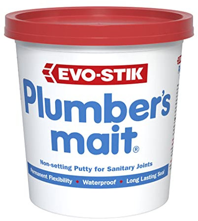EVO-STIK Plumber's Mait, Non-Setting Putty for Sanitary Joints, Permanant Flexibility, Waterproof, 750g