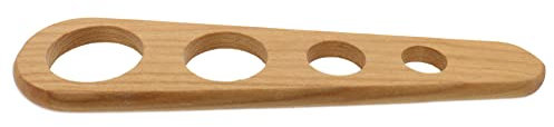HOFMEISTER® Spaghettimaß 4 Portionen, geölt, aus Kirschholz, rötliche Färbung mit typischer Maserung im Holz, 22,5 cm