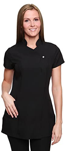 Mirabella Health & Beauty Women's Freya Beauty Tunic Uniform Black 10 UK