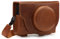 MegaGear MG1728 Ever Ready Custodia in Vera Pelle per Fotocamera compatibilie con Sony Cyber-Shot DSC-RX100 VII - Marrone