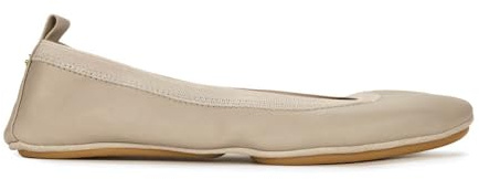 Yosi Samra Womens Samara Foldable Ballet Flat Flats Casual - Beige - Size 10 B