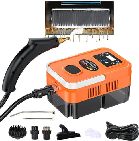 Nettoyeur à Vapeur Haute Pression 3500 W (6 Niveaux De Vapeur RéGlables), Nettoyeur à Vapeur Portable Haute TempéRature Pour La Maison, La Cuisine, La Salle De Bain, Le Nettoyage De Voiture,B