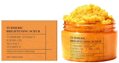 Gommage doux et apaisant pour le visage, soin de la peau, 120 g, gommage éclaircissant, peau douce, texture de peau lisse, pour femme, main, jambes, bras, dos, sensible, douche, salle de bain