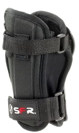 SFR Dual Splint Wrist Guards - Schwarz, Unisex, Skateboarden, Handgelenkschutz