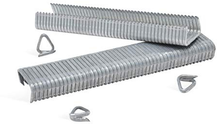 REGUR OK 24 ALU-ZI D-Drahtringe aus hochwertiger Aluminium-Zink Legierung zur Befestigung von Gabionen, Drahtgittern, Taubenabwehr-Netzen u.v.m. - 1.000 Stück