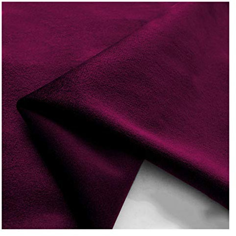 150x100cm / 59''x39 '' Bred Sammetstyg Från Mätaren För Heminredning, Sömnad DIY Hantverk, Kostym, Kuddar(Color:Fuchsia röd)