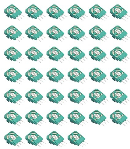 40 st ersättningstrimmer potentiometer sensor kompatibel med PS4-kontroller, 10 k ohm trimgrytpackning, reparationsdelar för Xbox One PS3 PS4 Switch Pro tumsticka analog joystick