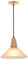 LIGKIN Suspension Luminaire en Verre Lustre Vintage Industrielle E27 Plafonnier Lustre Moderne Abat-jour en Verre Ø23cm Bois Lampes Suspendues pour Cuisine Salle à Manger Chambre Café