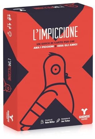 L'Impiccione - Gioco di carte di rapidità e di memoria - 8+ anni + 2-6 giocatori - 15 minuti