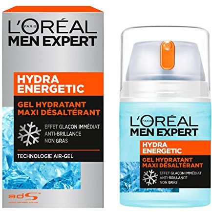 L'Oreal Men Expert Hydra Energetic Maxi Tempra Uomini Viso Anti-Brillance