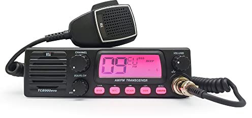 CB radio TTi TCB-900 EVO, DSS, SQ, Dual Watch, Mic Gain, 12V-24V, Bluetooth dongle connector