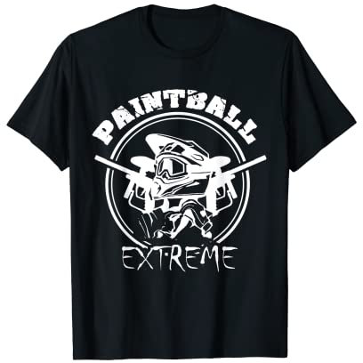 Paintball extreme Paintballmarkierer, Helm, Handschuhe T-Shirt