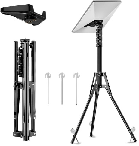 UBeesize Starlink Mini Tripod Mount, Adjustable Height and Angle Tripod Mounting kit with Pipe Adapter Compatible with Starlink Mini Satellite for Camping and RV Travel