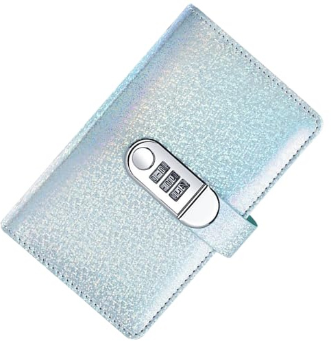 Livre de caisse - Livre de poche - Porte-monnaie, livre de paiement à combinaison scintillant, porte-monnaie tendance, porte-monnaie/livre, livre de caisse de 100 pages, défi d'épargne, gestion des