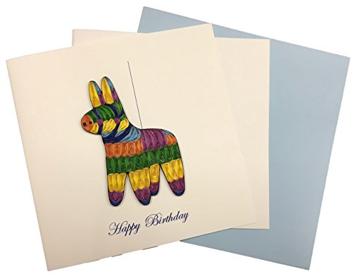 PAPEL Made in Vietnam Handmade Paper Quilling Set Donkey