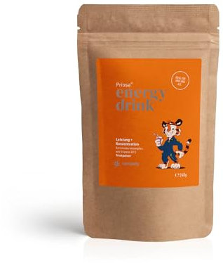 SANOPOLY Priosa® ENERGY Drink Himbeere 240g I Unterstützt den Energiestoffwechsel I Magnesium, Zink & Vitamine I Veganer Aminosäuren-Mix I Geprüfte Qualität