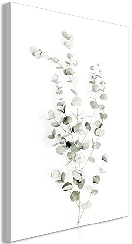 murando Cuadro Acústico Hojas 60x90 cm espuma acústica absorbe el sonido aislamiento lienzo de 1 pieza Impresión Artística Decoración de Pared Imagen Planta Naturaleza Abstracto b-B-0646-b-a