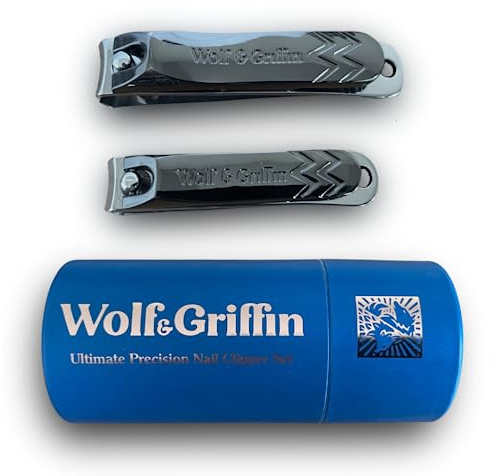 Wolf & Griffin Ultimate Precision Nail Clipper for Men & Women (Modern, 2.00)