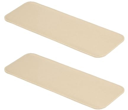 PATIKIL Fieltro Base Moldeador 12x5 Pulgadas, 2uds Bolsa Inferior Moldeador Almohadilla Monedero Forro Tablero Inserto Arco Esquina para Bolsos Mano Bolso Bandolera, Claro Beige
