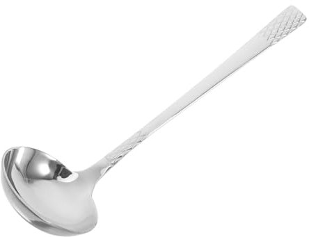 GLEAVI cucchiaio di salsa addensata cucinare cucchiai cucchiaio da portata in acciaio inossidabile Cucchiaio per salsa casalingo in acciaio inox acciaio inossidabile 304 Argento
