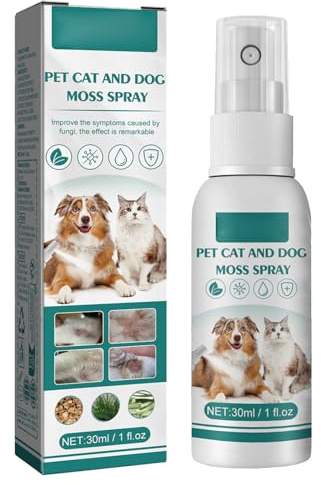KOAHDE Spray Antiseptique pour Chiens et Chats,Wound Spray pour Chiens et Chats,30ML,1PC,Soulage la Mousse de la Peau des Animaux de Compagnie,Nettoie Le Spray Anti - démangeaisons