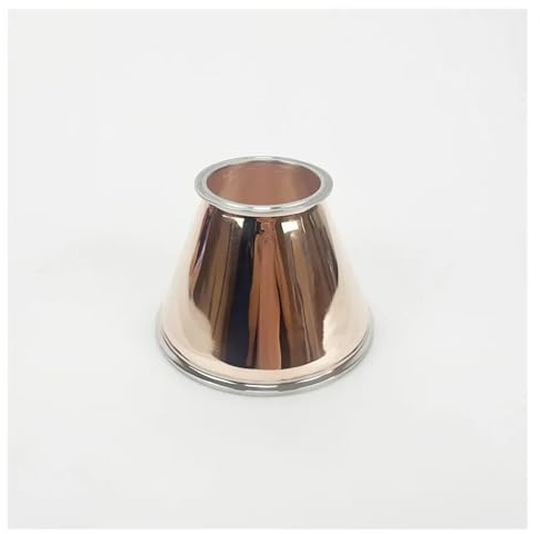 ESDUAIOP Réducteur de cuve en cuivre à bride tri-clamp de 119 mm x 20 cm (4 po) et de 217 mm (8 po), for brassage maison, hauteur 150 mm.