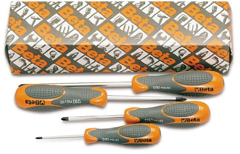 Beta 1292/S4 - Serie di 4 giravite per viti con impronta a croce Phillips (art. 1292)