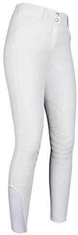 HKM Elite Hunter Pantalon d'équitation pour Adulte Blanc Taille 34