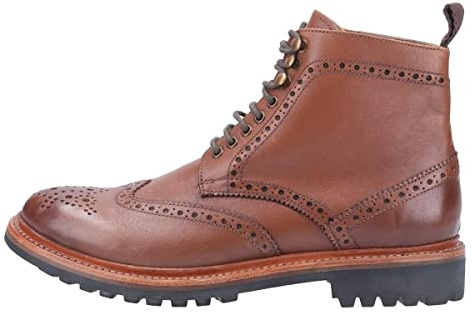 Cotswold Mens Rissington Commando Goodyear Welt Lace Up Boot Brown Size UK 11 EU 45