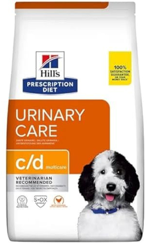 Hill's Prescription Diet Urinary Care Canine c/d Multicare Dry Dog Food Chicken 4 kg