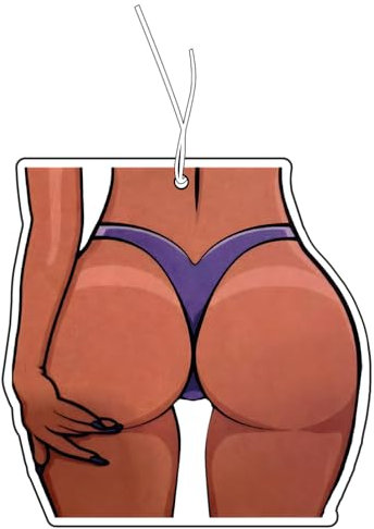 2x Peach Ass Duftbaum Auto Lustig Frau, Duftspender, Tuning, Car Air Freshener, Duftanhänger Set