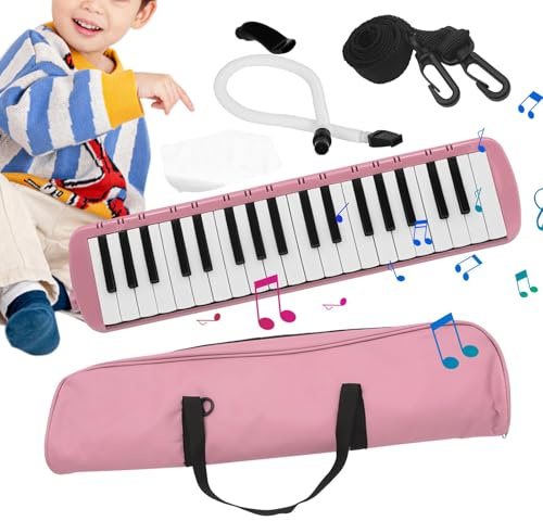 37 tangenter melodika, 37 tangenter melodica leksak | Air piano tangentbord musikinstrument, skärtangentbord melodikainstrument för munspel pianoälskare, melodica musikinstrument