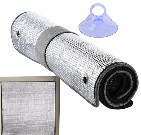 Película aislante para ventanas - Película aislante térmica, aislamiento para ventanas de película de aluminio | Rollo de lámina aislante, escudo térmico aislante para techo, parabrisas