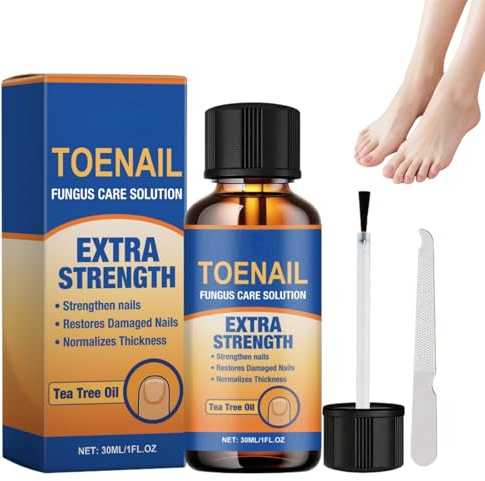 Extra Strong Toenail Fungus Treatment,Antifungal Solution for Thick Discolored Nails,Nail Repair Growth Treatment for Toe and Finger Nails,Restores Healthy Nails,Thick Toenail Treatment,Fungal Nail