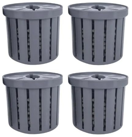 Nuqsx Aquarium Plant Weights 20PCS Water Plant Stand Fish Tank Hydroponic Planting Basket Planted Tank Glass Pot Hanging Aquarium Plant Holder for Fish Tank Substrate Planting(Gray)