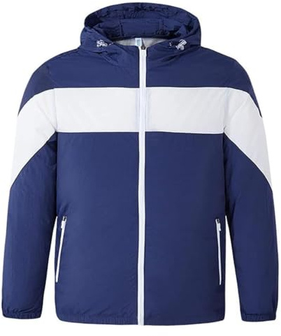 Kylfläkt Luftkonditionering Arbetsjacka Unisex Blå Flera storlekar | M