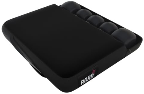 Roho Mosaic Seat Cushion, Inflatable Air Cushion for Wheelchair or Office Chair, Adjustable Comfort Support, Heavy-Duty Non-Slip Cover, Portable Design, 18 x 18 Inch
