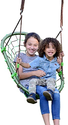 Swurfer Tree Swing – Swing Chair, Outdoor Swings for Kids, Tree Swings for Kids and Adults Outdoor, Weather Resistant, Heavy Duty Metal Frame Multi-Position, Ages 4 and Up, Holds up to 200lbs