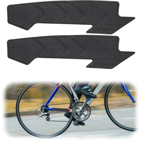 JRYGAC 2 Stück Kettenschutz Fahrrad, Kettenstrebenschutz MTB Leicht und Langlebig, Rahmenschutz Fahrrad Wasserdicht und öLbeständig, Kettenschutz Mountainbike für Mountainbikes, Tourenräder