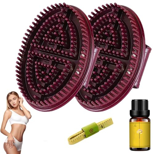 Meridian Brush Massage, 2Pcs Massage Brush for Full Body SPA Massager Relaxation, Acupressure Meridian, Scalp Massage, Full Body Relaxation Comb