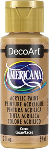 DecoArt Americana 2 oz Acrylic Multi-Purpose Paint, Cocoa