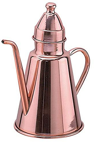 Ollas Agnelli vinagrera con Tapa, con Goteo de Borde, de Cobre, 1 Litro