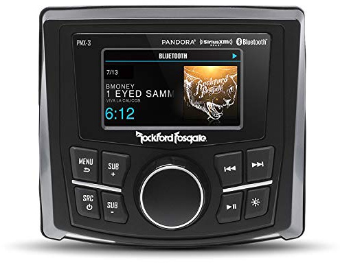 Rockford Fosgate PMX-3 Compact Digital Media Receiver w/ 2.7 Display