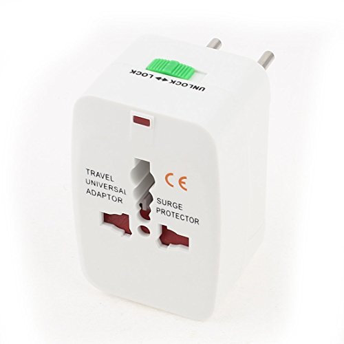 Aexit AU UE Reino Unido EE. UU. En todo el Adaptador universal de protección contra sobretensiones de viaje CA 110V-240V (2abd309ea10ffbdfeafec682d2674df8)