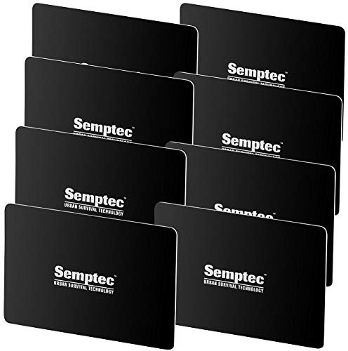 Semptec Urban Survival Technology RFID-Schutzkarte: 8er-Set RFID- & NFC-Blocker-Karten im Scheckkarten-Format (RFID-Blocker-NFC-Schutzkarte, RFID-Blocker-Card, Geschenk Herren)